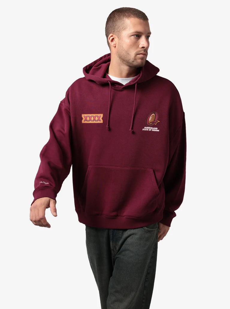 Mitchell & Ness Queenland Maroons Toad Box Hoddie