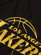 NBA Essentials Mens LA Lakers Abbotsford Fleece Hoody - Black/Gold