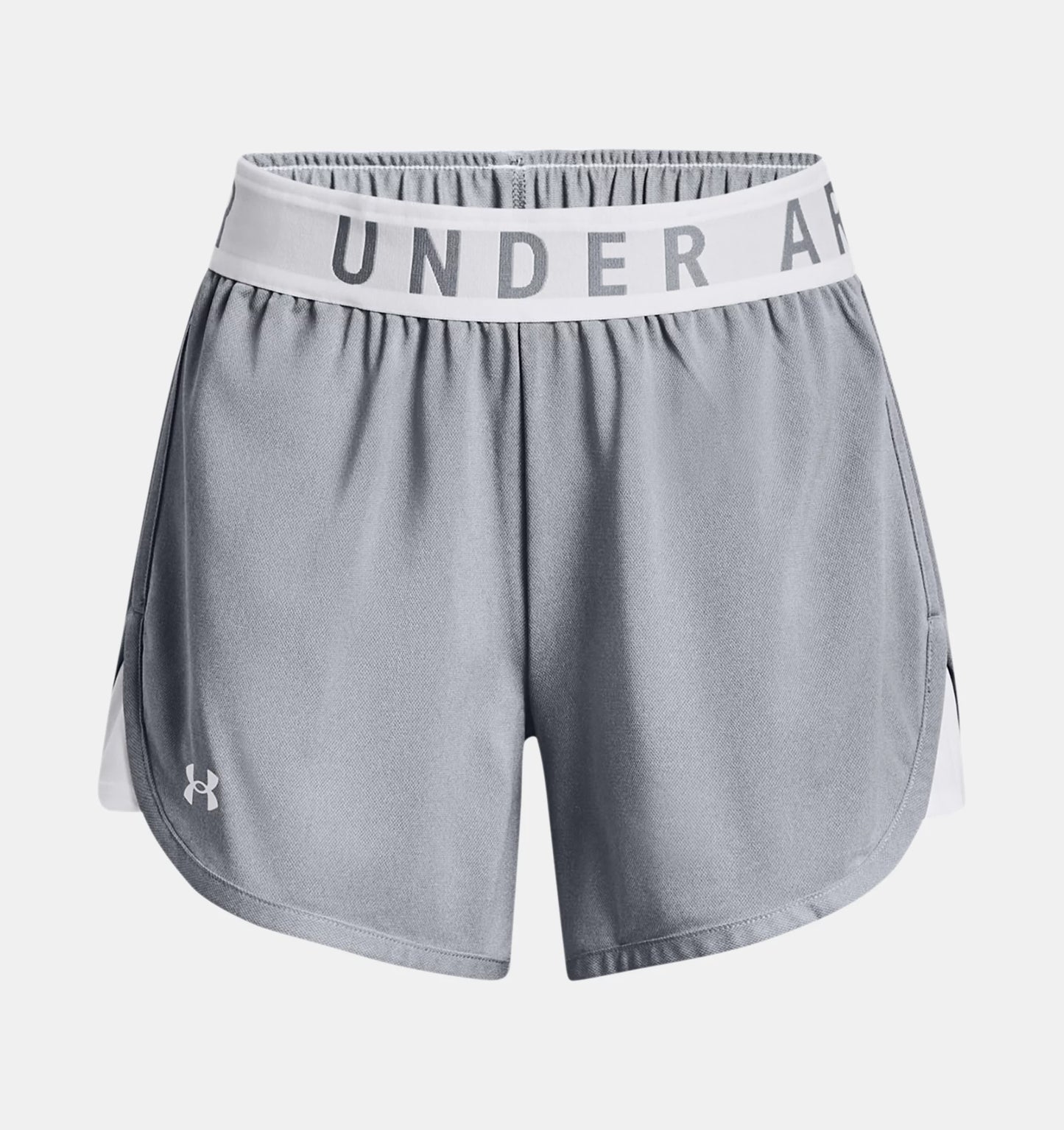 Under Armour Womens Play Up Short 5 inch - Steel Light Heather