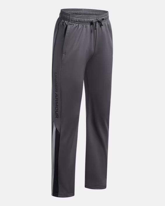 Under Armour Youth Brawler 3.0 Tapered Trackpants - Castlerock