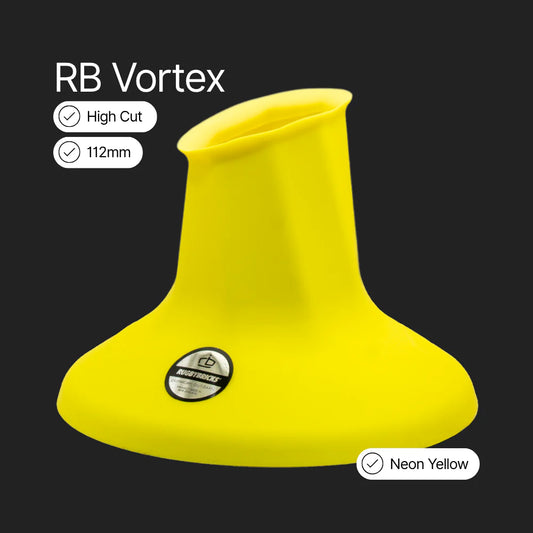 Rugby Bricks Vortex High Cut Kicking Tee - Neon Yellow