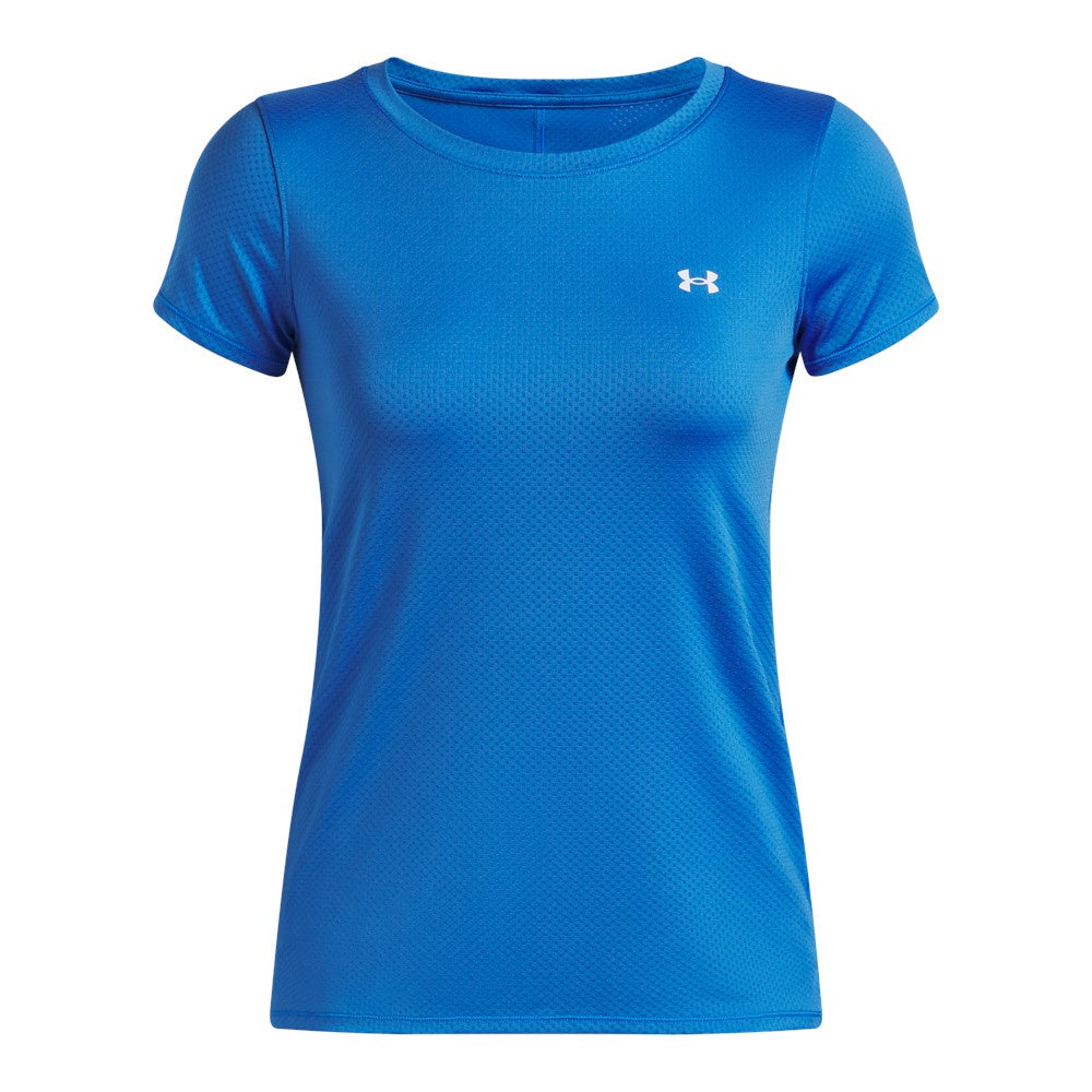 Under Armour Womens HG Armour Tee - Blue Atlantis/White
