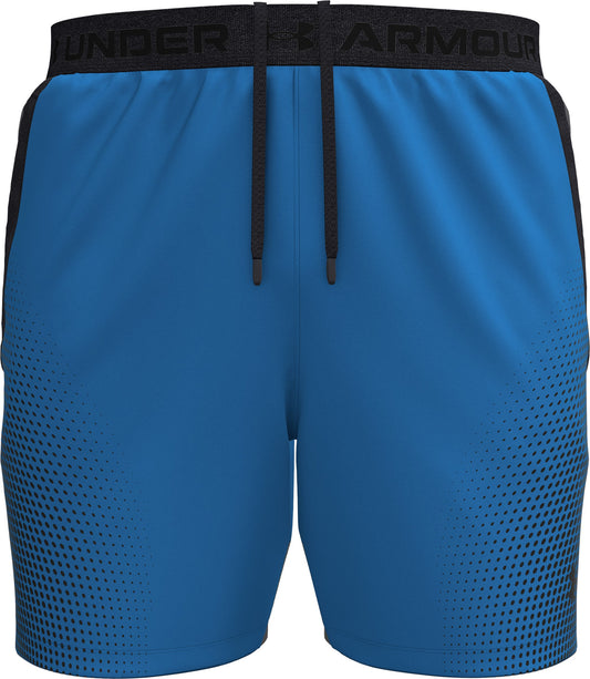 Under Armour Mens Vanish Wordmark Shorts - Blue Atlantis/Black/White