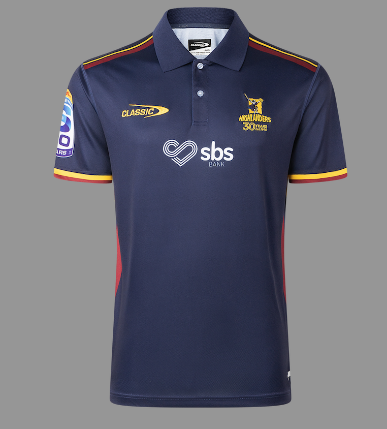 Classic Highlanders 2026 Super Rugby Men's Team Polo