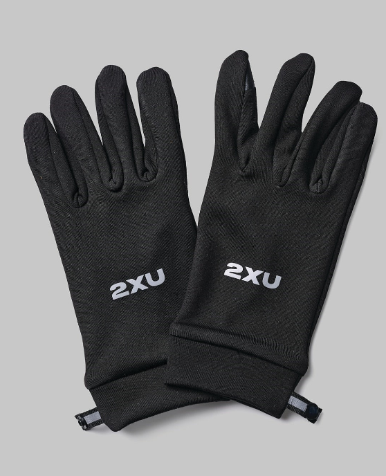 2XU Run Gloves - Black
