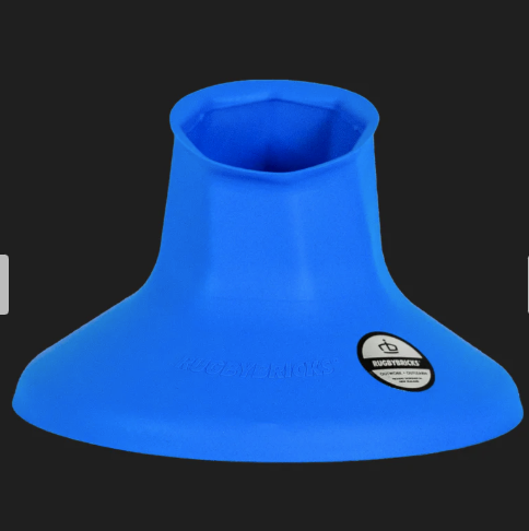 Rugby Bricks Vortex Mid Cut Kicking Tee - Lake Blue