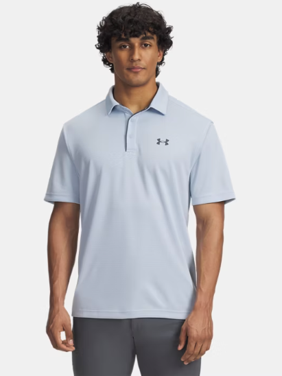 Under Armour Mens Tech Polo - Blue Calm/Pitch Gray