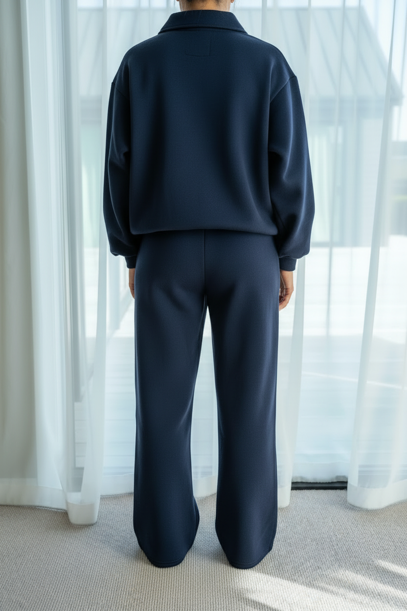 Arby & Opal Straight Leg Jogger - Navy