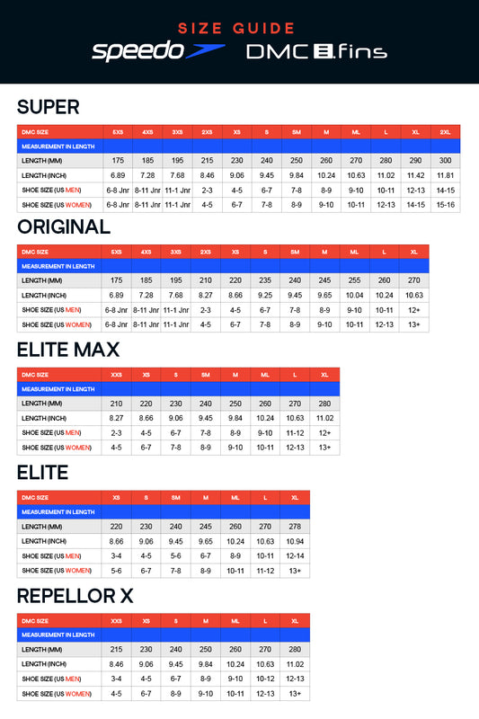 Speedo X DMC Super Fin - Blue Atoll