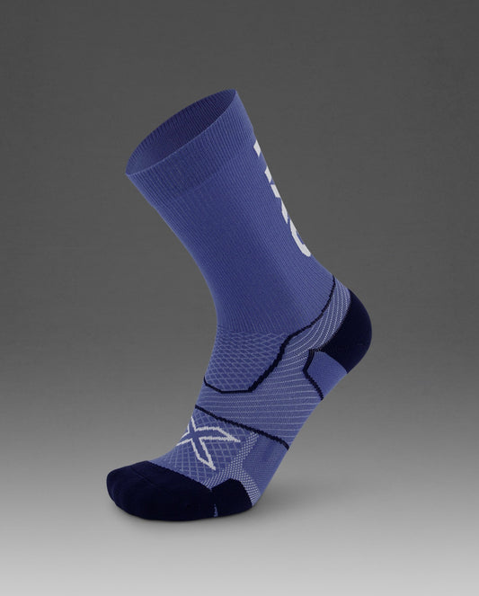 2XU Vectr Cushion Crew Socks - Future Dusk/White
