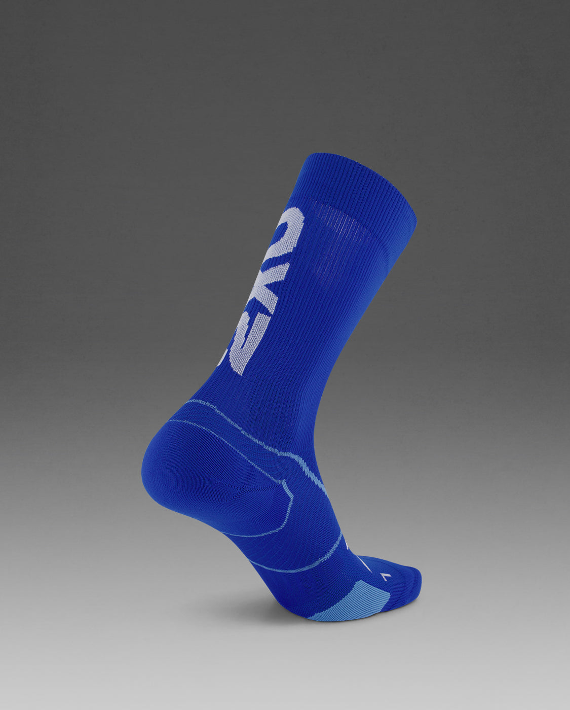 2XU Vectr Cushion Crew Socks - Surf/White
