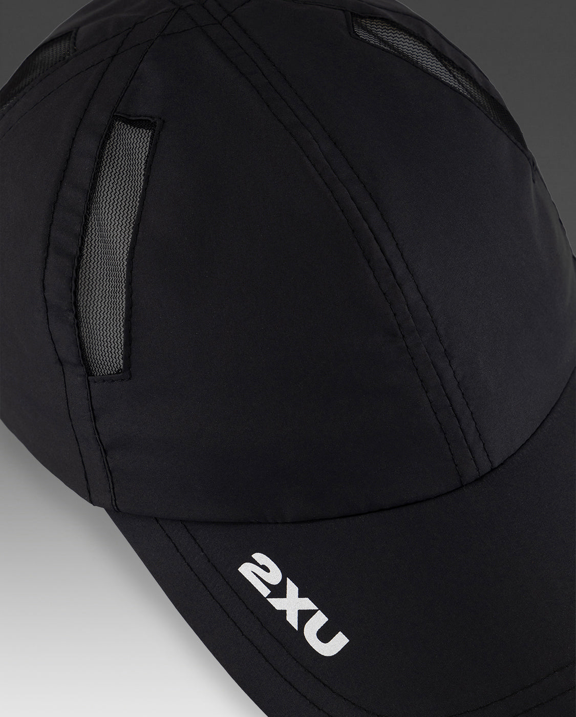 2XU Unisex Run Cap - Black/Black