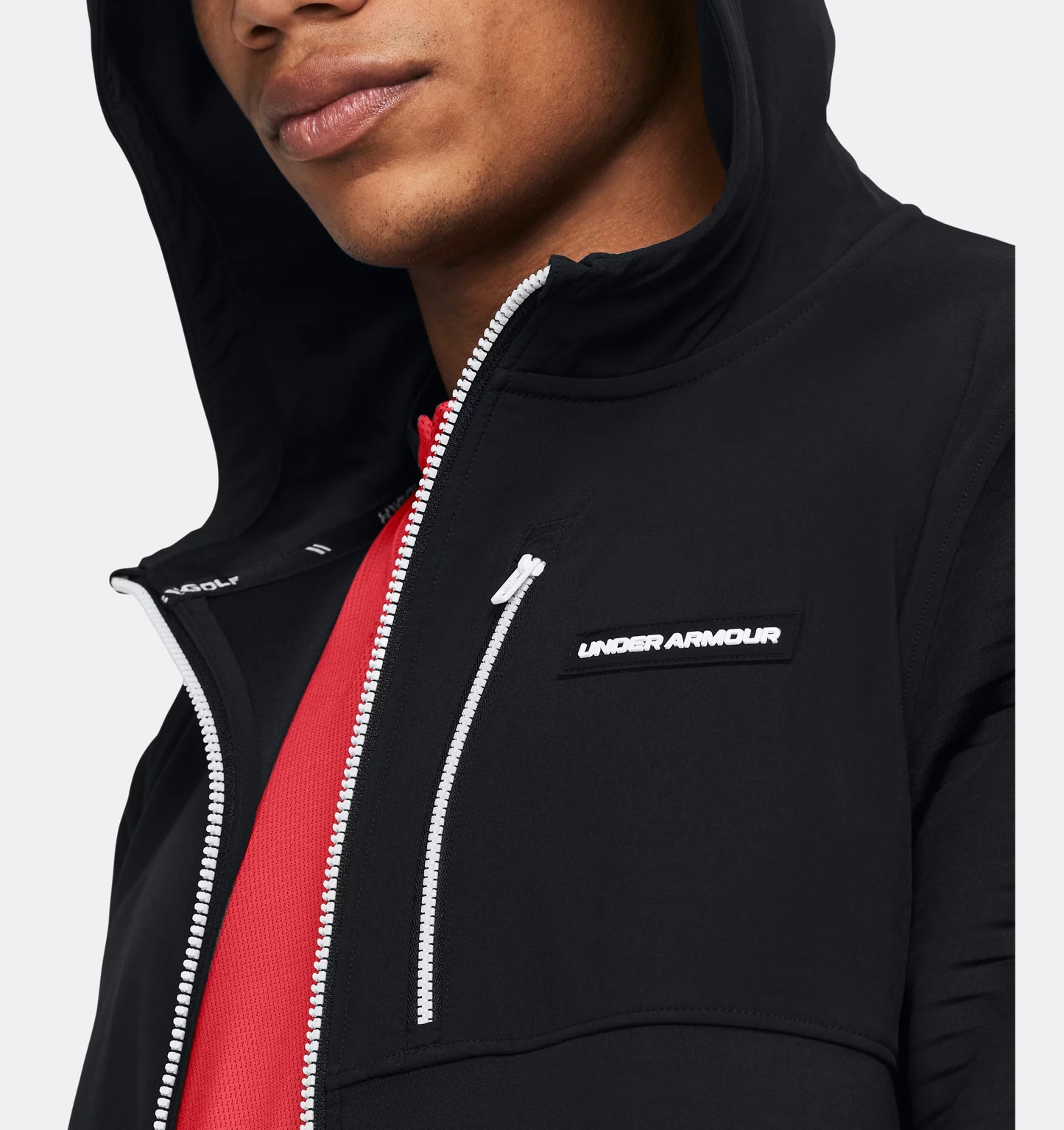 Under Armour Mens Storm Daytona Full Zip - Black/White