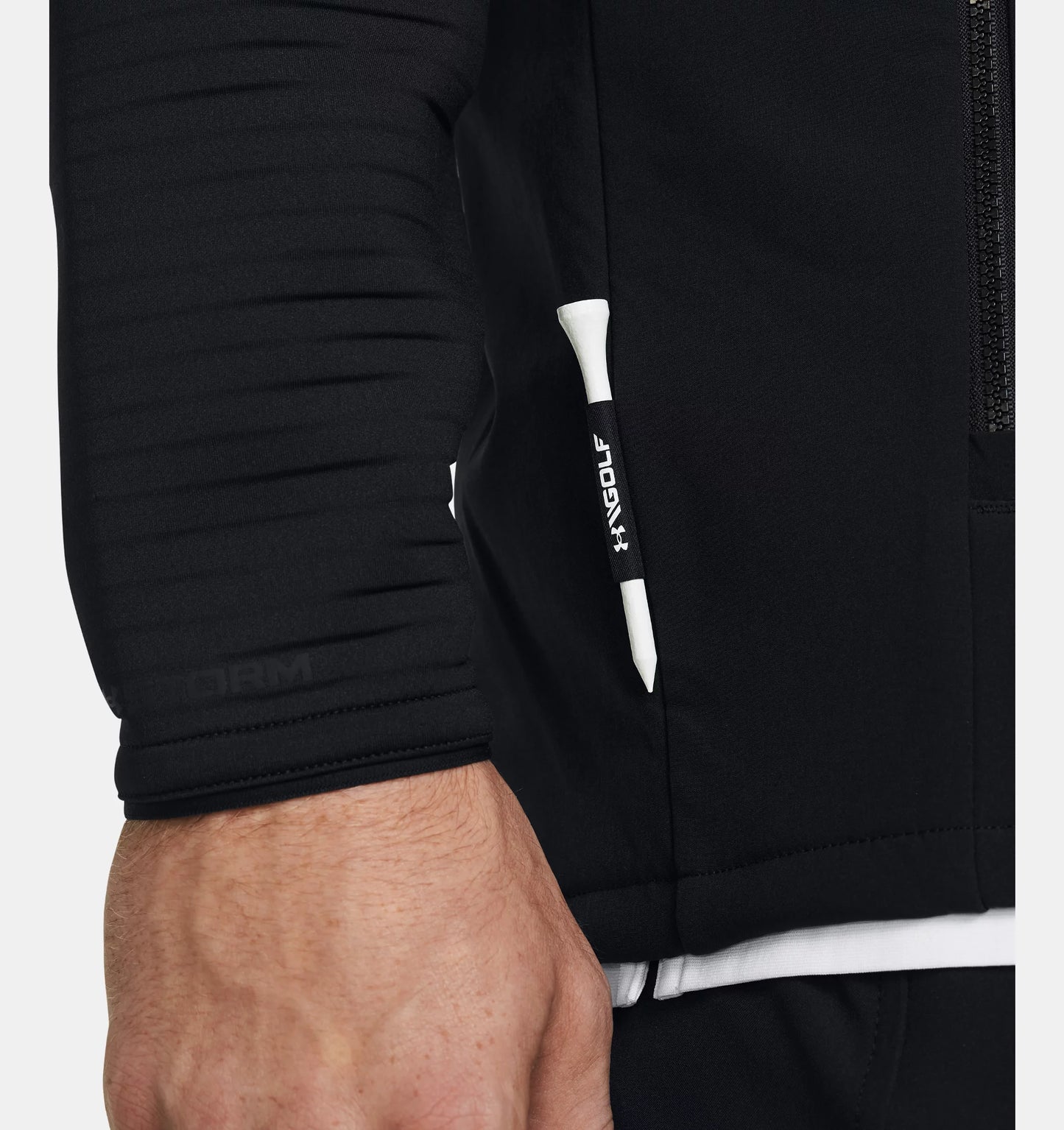 Under Armour Mens Storm Daytona Full Zip - Black/White