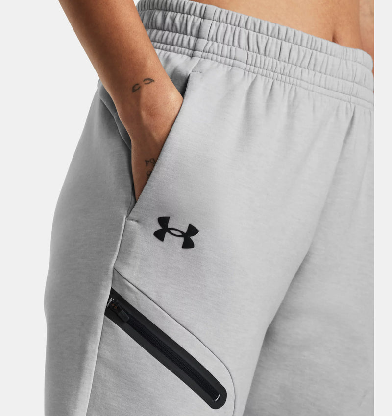 Under Armour Womens Unstoppable Fleece Jogger - Gray