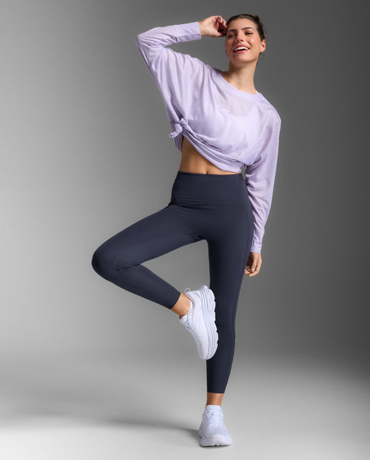 2XU Womens Relight Long Sleeve Top - Virtual Violet