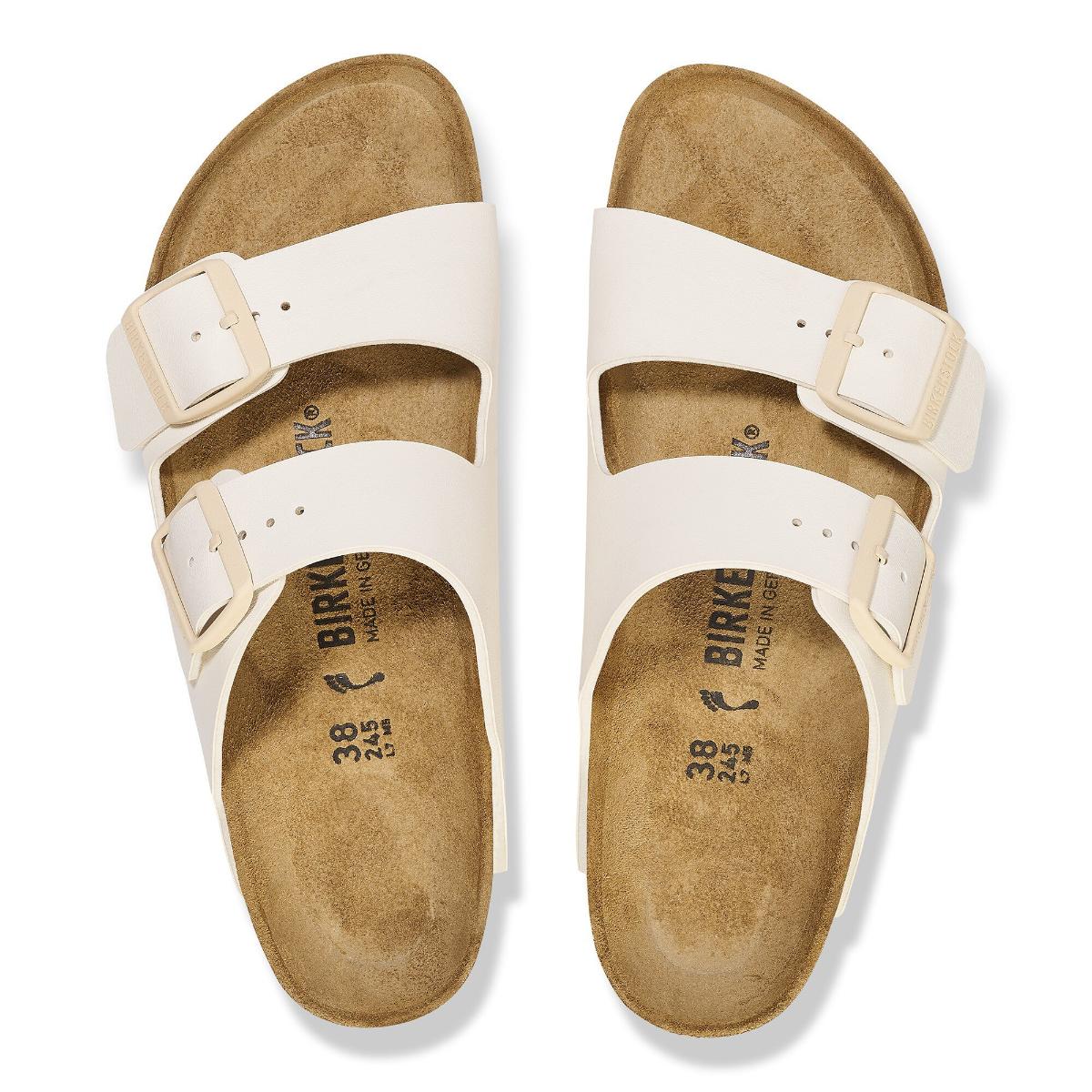 Birkenstock Arizona Birko-Flor - Eggshell