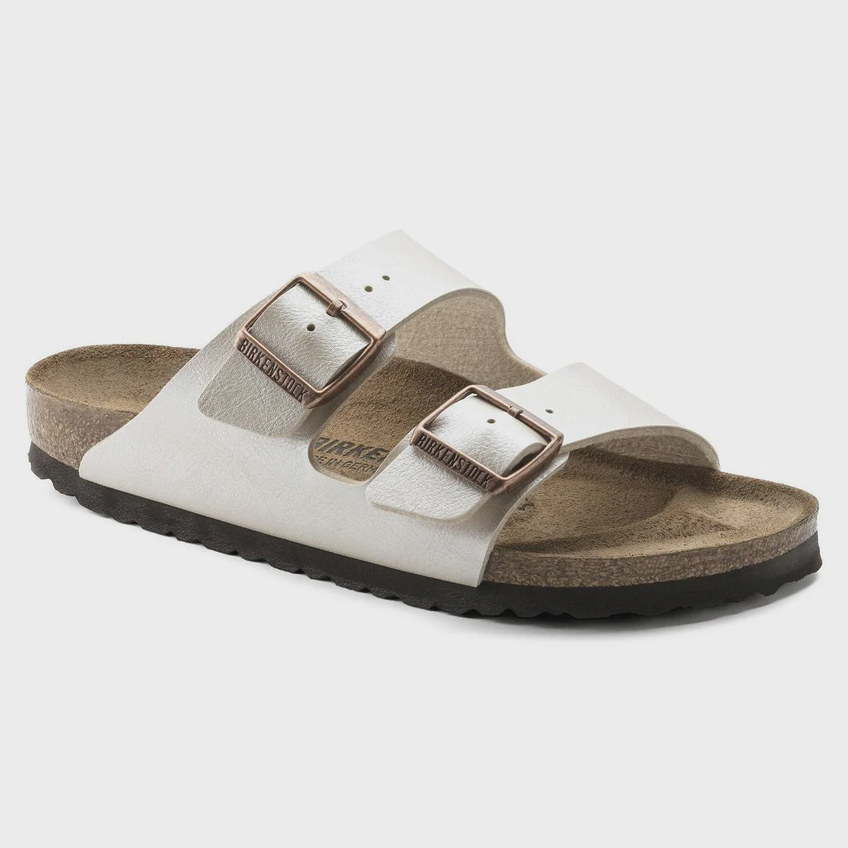 Birkenstock Arizona Birko-Flor - Graceful Pearl White