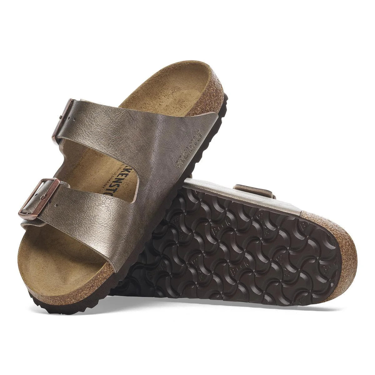 Birkenstock Arizona Birko-Flor Patent - Graceful Taupe