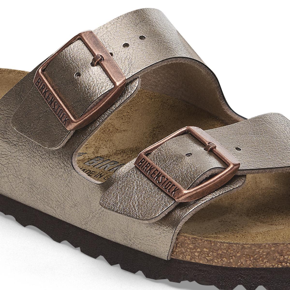 Birkenstock Arizona Birko-Flor Patent - Graceful Taupe