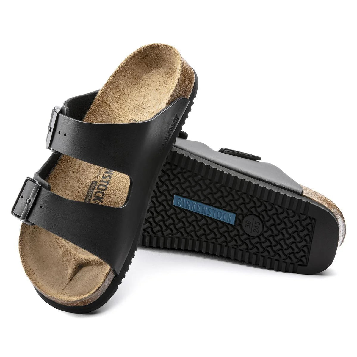 Birkenstock Arizona Birko Flor Prof- Black