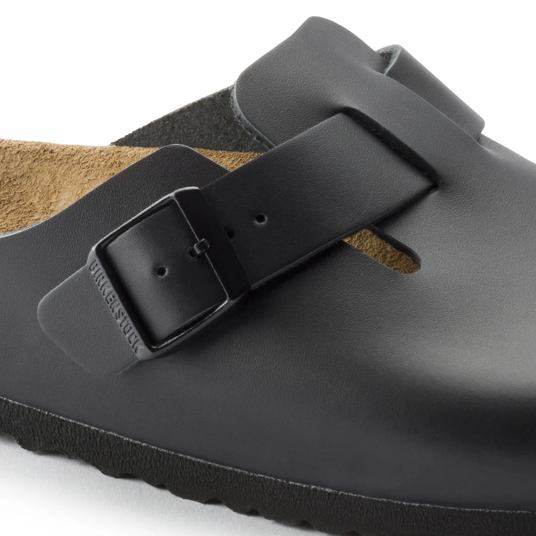 Birkenstock Boston Smooth Leather - Black