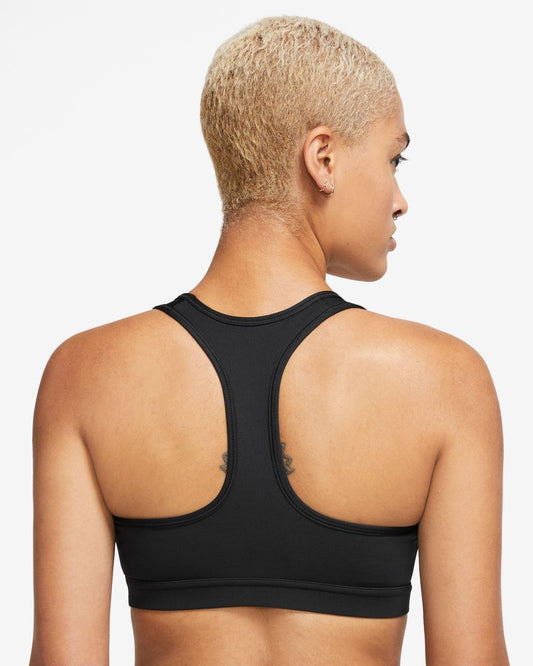 Nike Womens Swoosh Medium Support Sports Bra - Black
