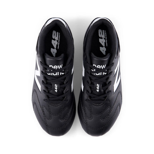 New Balance 442 Team Jnr FG V3 - Black/White