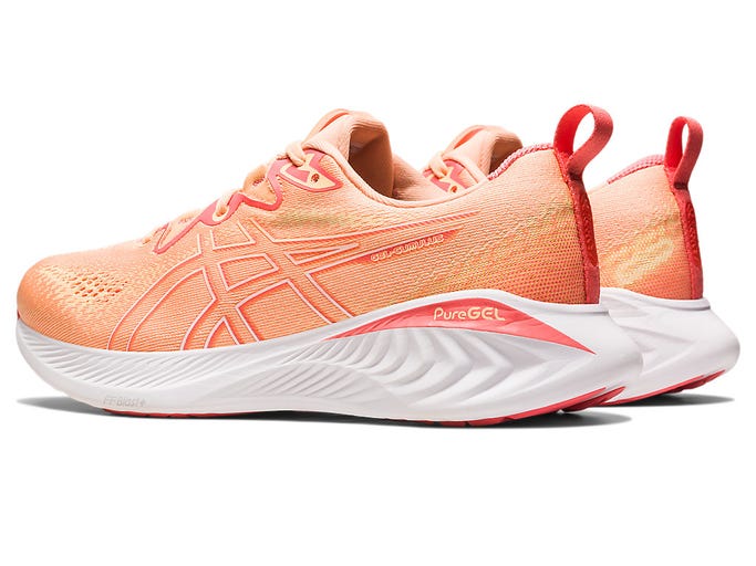 Asics Women's Gel Cumulus 25 (D) - Summer Dune/Light Orange