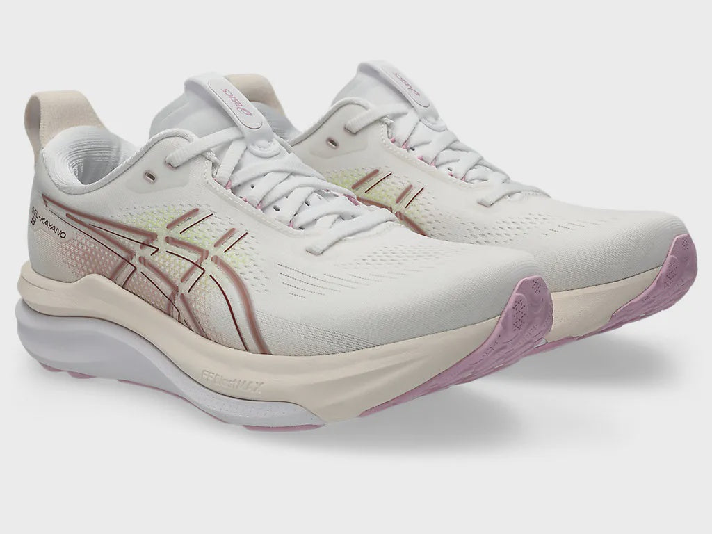 Asics Womens Gel Kayano 33- White/Hazy Lilac