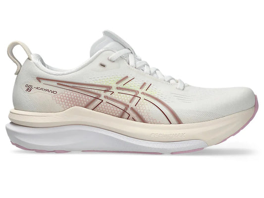 Asics Womens Gel Kayano 33- White/Hazy Lilac