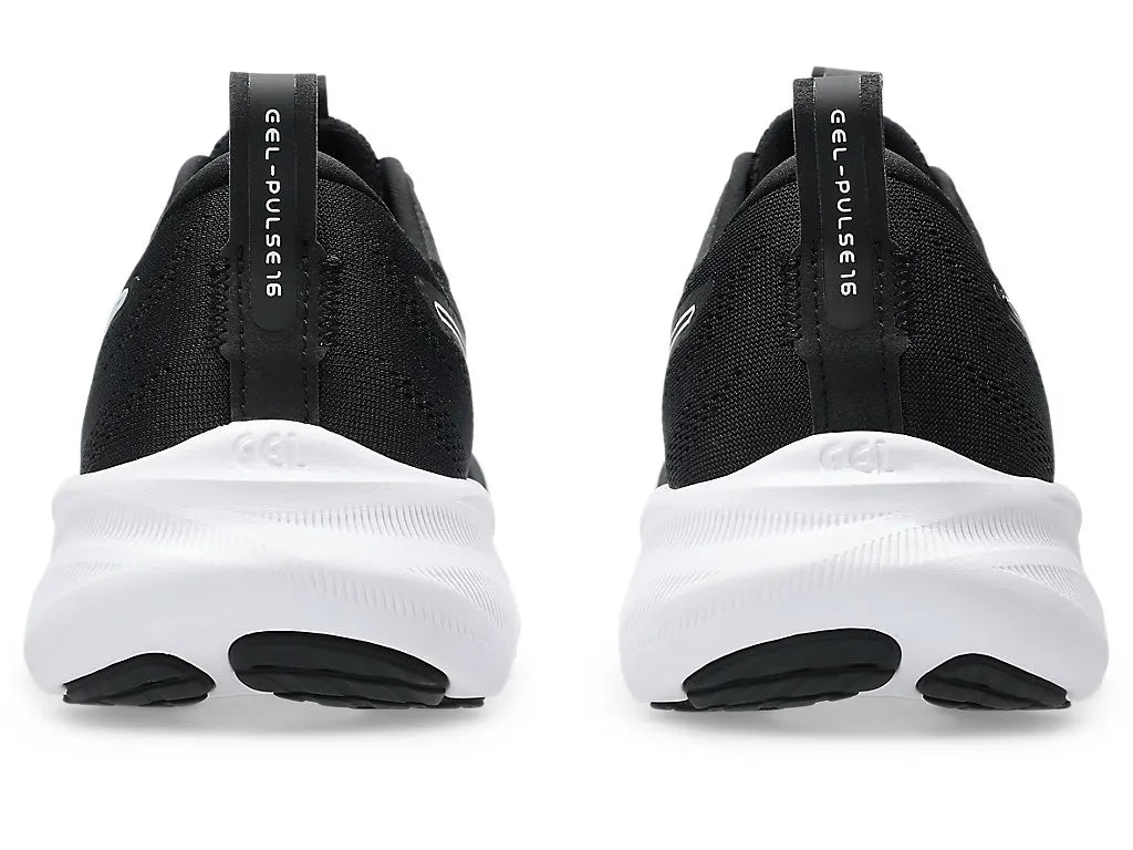 Asics Mens Gel Pulse 16 (2E) - Black/Carrier Grey