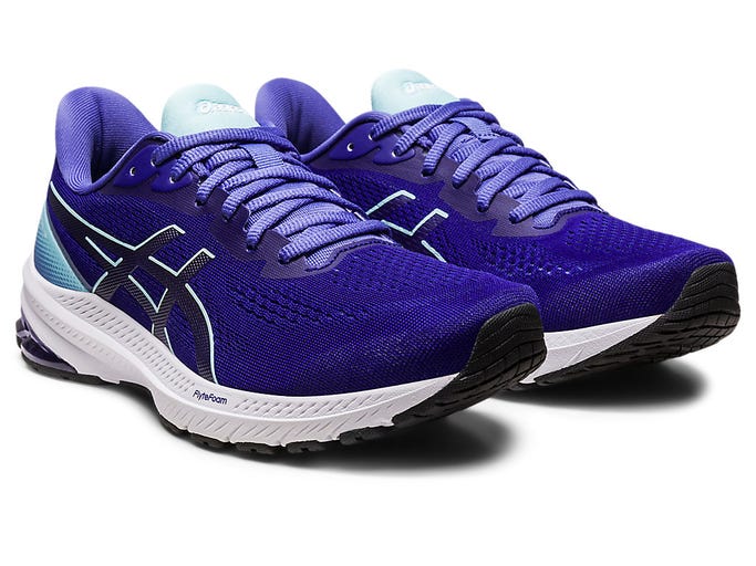 Asics Womens GT 1000 12 (D) - Eggplant/Aquamarine