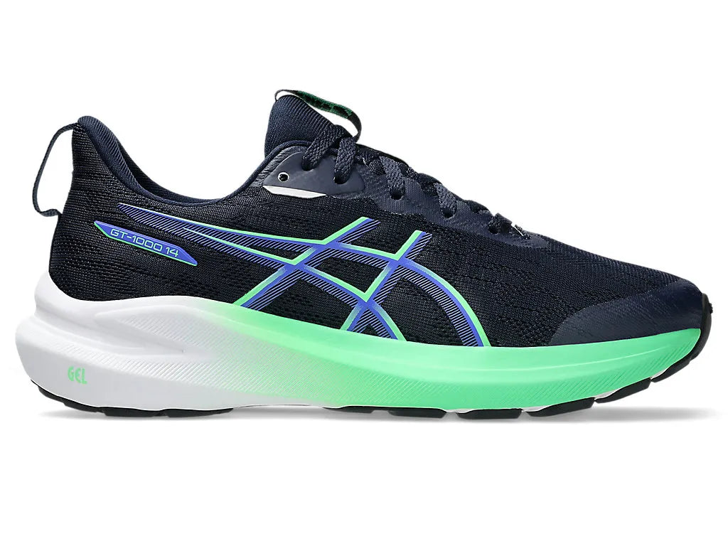 Asics Kids GT 1000 14 GS - Midnight/Vital Green