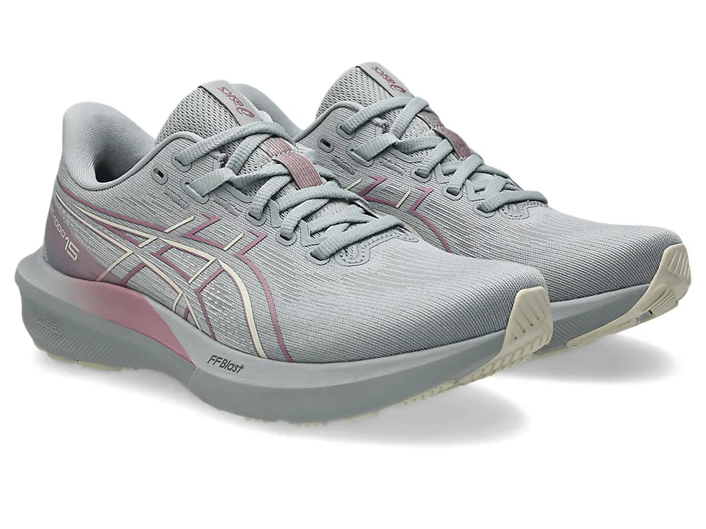 Asics Womens GT 1000 15 (D ) - Piedmont Grey/Taro Purple