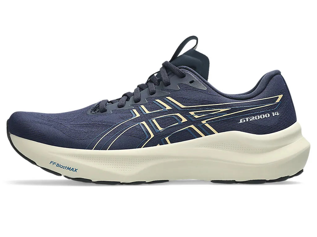 Asics Mens GT 2000 14 (2E) - Midnight/Light Orange