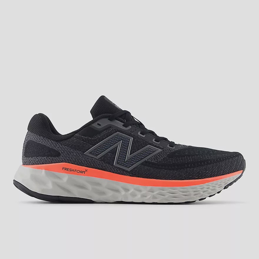 New Balance Mens Fresh Foam X EVOZ v4 (2E) - Charcoal/Orange