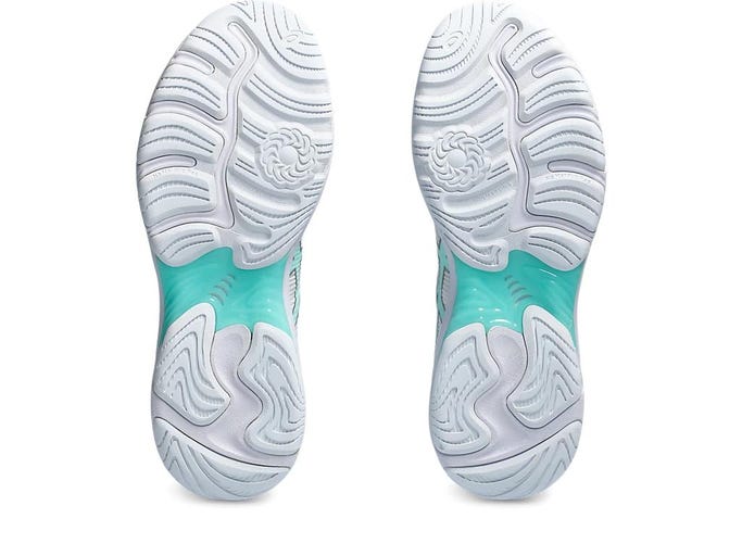Asics Womens Netburner Professional FF 4 - White/Illuminate Mint