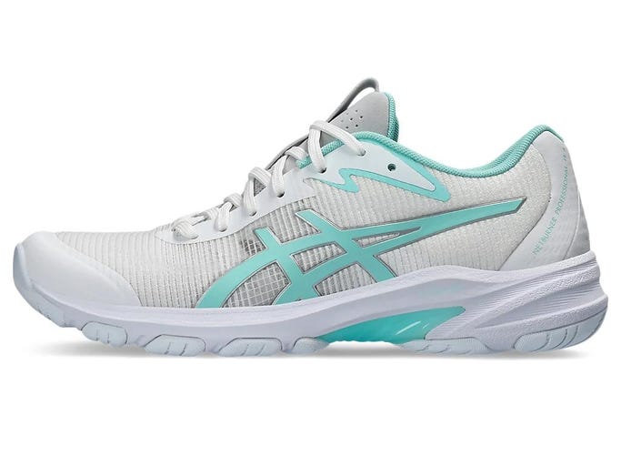 Asics Womens Netburner Professional FF 4 - White/Illuminate Mint