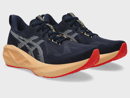 Asics Mens Novablast 5 - Midnight/Orange Glow