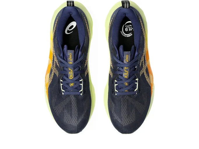 Asics Mens Novablast 5 - Indigo Blue/Amber