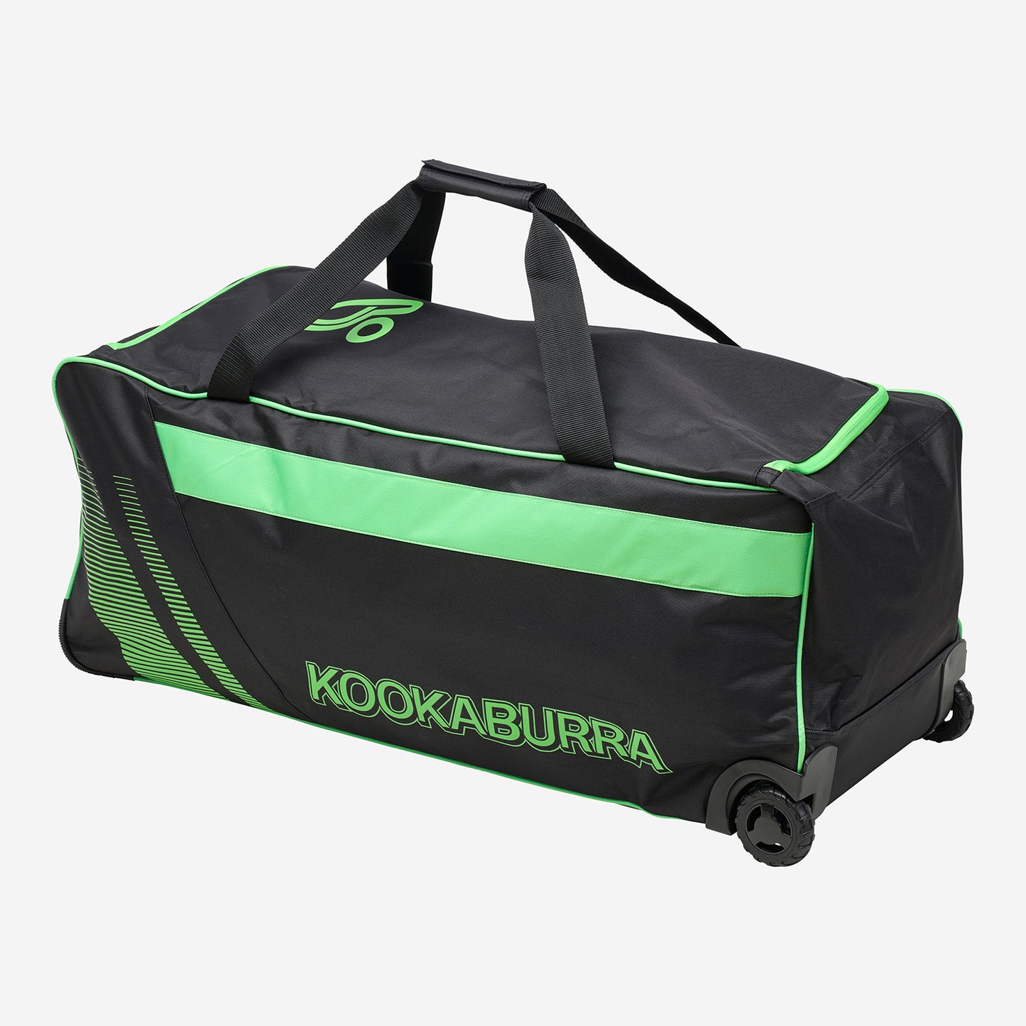 Kookaburra Pro 3.0 Cricket Wheelie Bag - Black/Lime