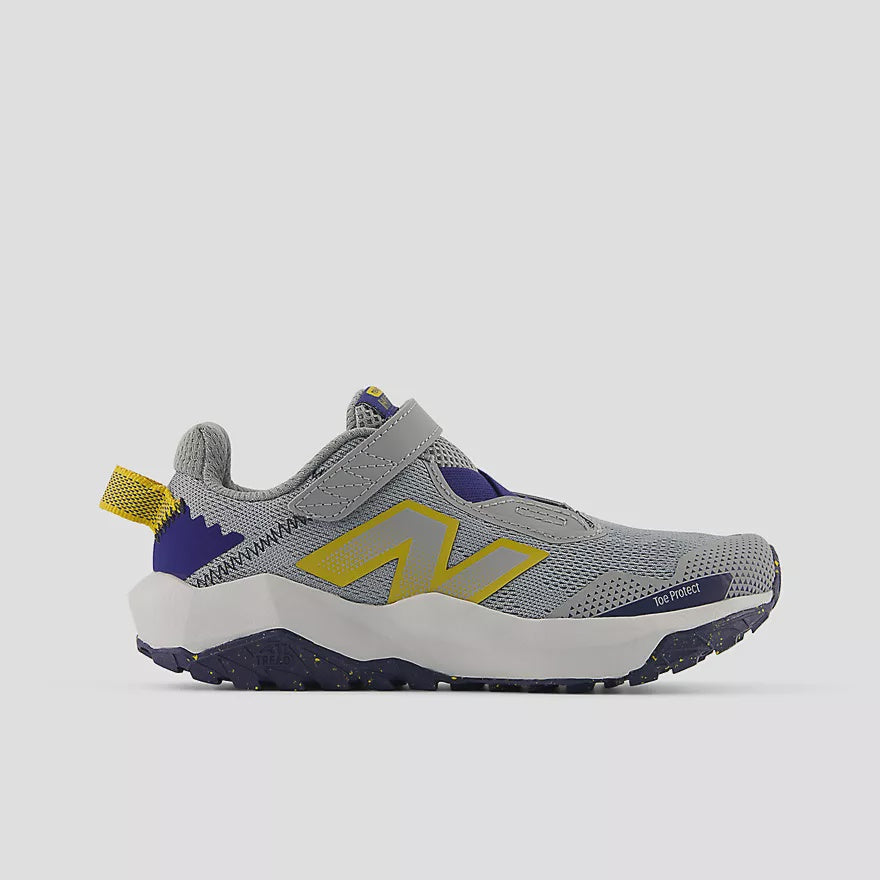 New Balance Little Kids Dynasoft Nitrel V6 Bungee Lace- Grey/Blue