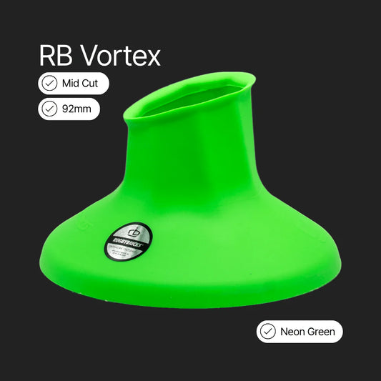 Rugby Bricks Vortex Mid Cut Kicking Tee - Neon Green
