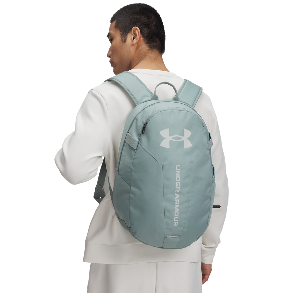 Under Armour Unisex Hustle Lite Backpack - Silica Green/Hydro Green