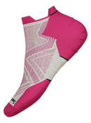 Smartwool Womens Run Targeted Cushion Low Ankle Socks - Ash-Power Pink