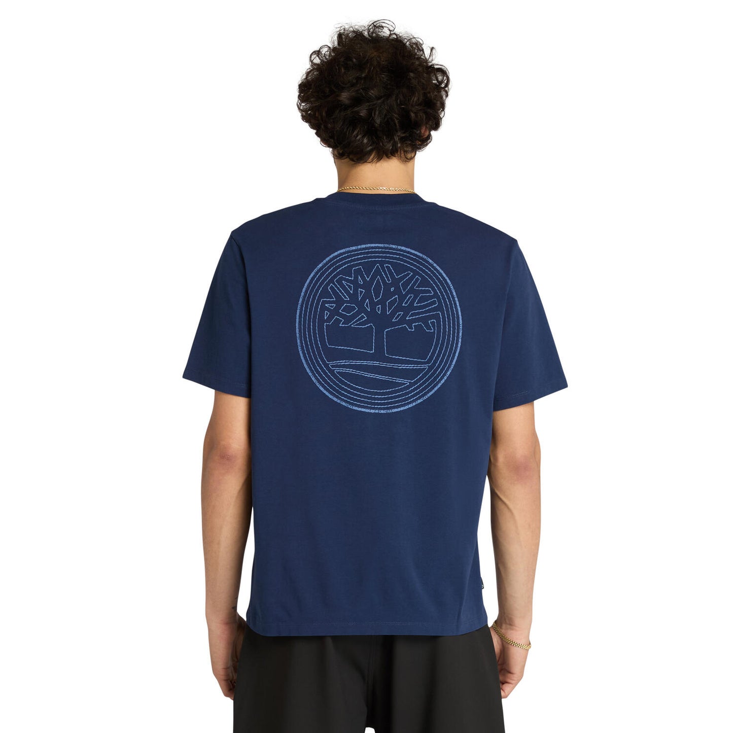 Timberland Unisex Back Tree Logo Tee - Peacoat