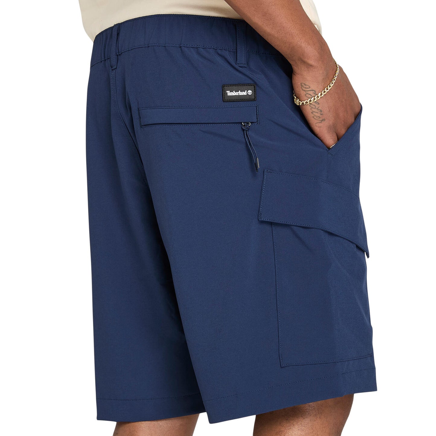 Timberland Mens Quick-Dry Cargo Shorts - Peacoat