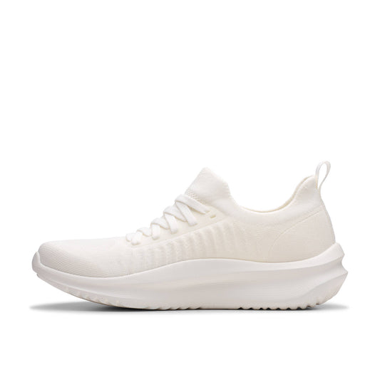 Clarks Womens Solevana Lace - White