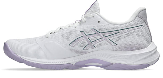 Asics Womens Netburner Ballistic FF 4 (D Width) - White/Dahlia